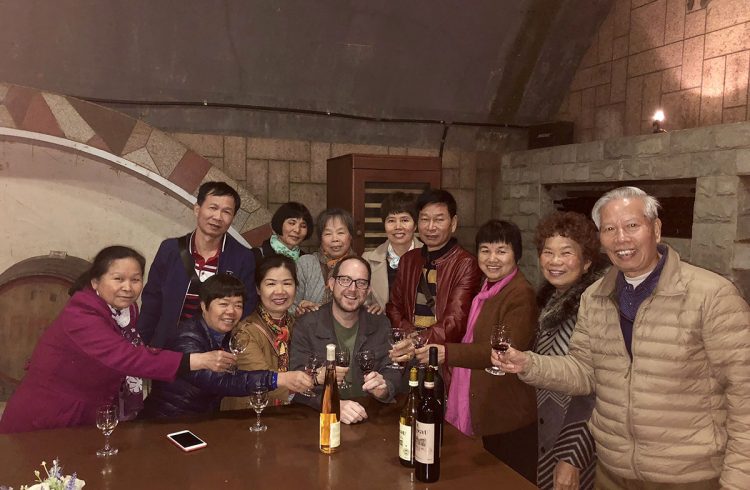 Changyu Wine tasters