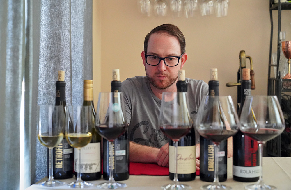 Ryan Vinson Blind Taste Tests Wines