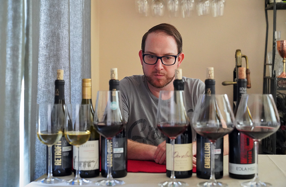 Ryan Vinson Blind Taste Tests Wines