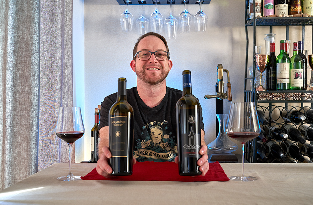 Ryan trying Temecula Valley Wines