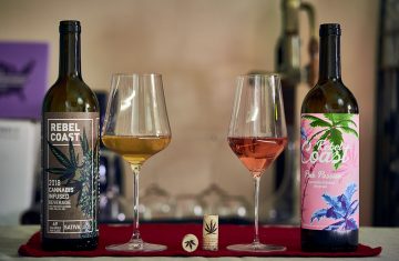 Rebel Coast Winery Cannabis infused wines